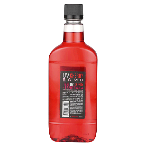 slide 2 of 5, UV Vodka, Cherry Flavored, 750 ml