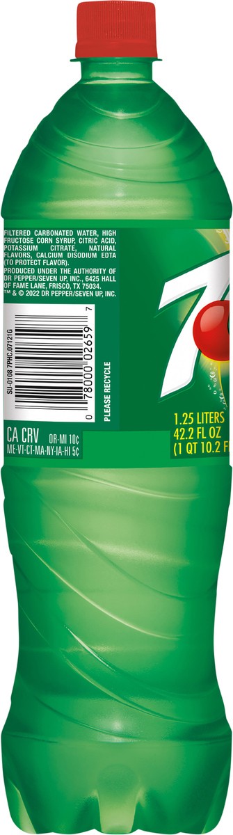 slide 3 of 9, 7Up Citrus Soda 1.25Lt, 42.25 fl oz