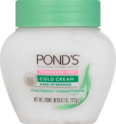 Pond's Cold Cream Cleanser Fragrance Free, 6.1 oz