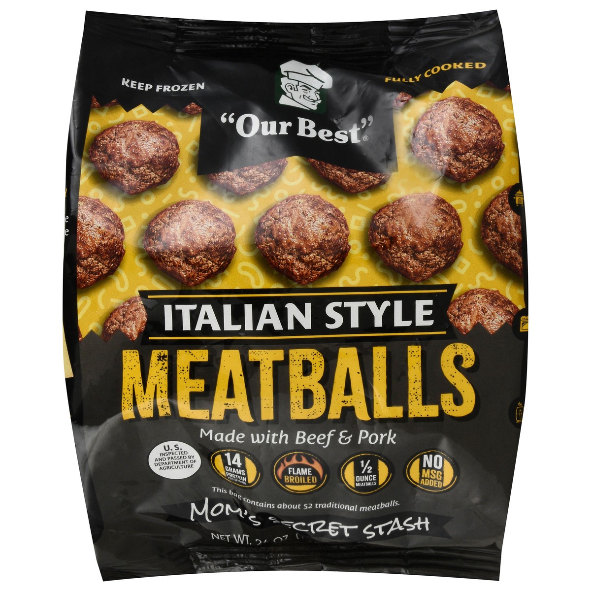 slide 4 of 4, Our Best Italian Style Meatballs, 26 oz