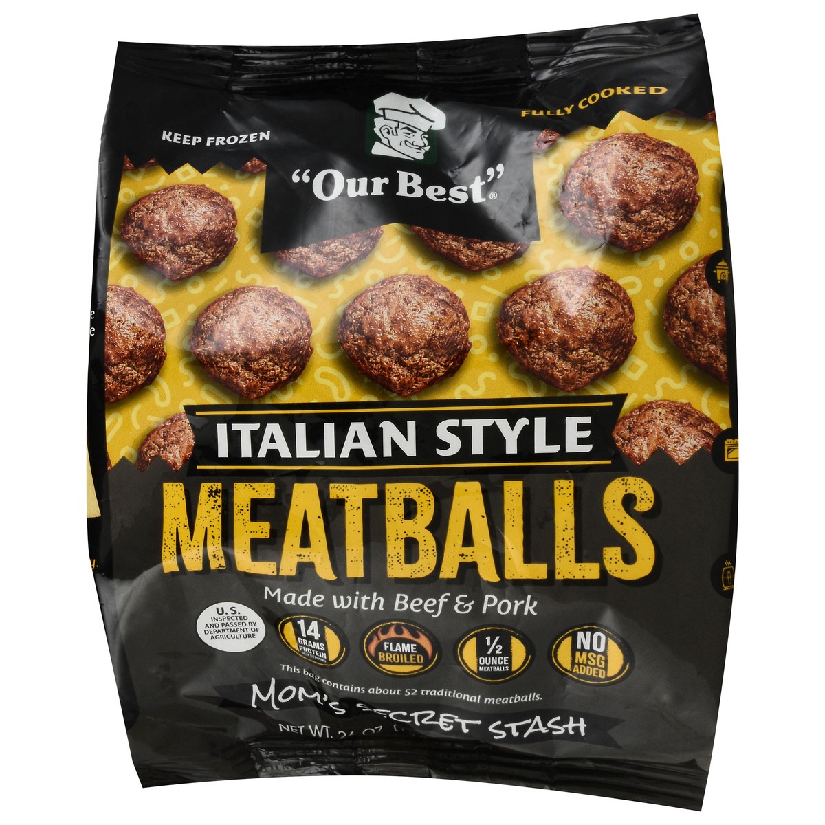 slide 3 of 4, Our Best Italian Style Meatballs, 26 oz