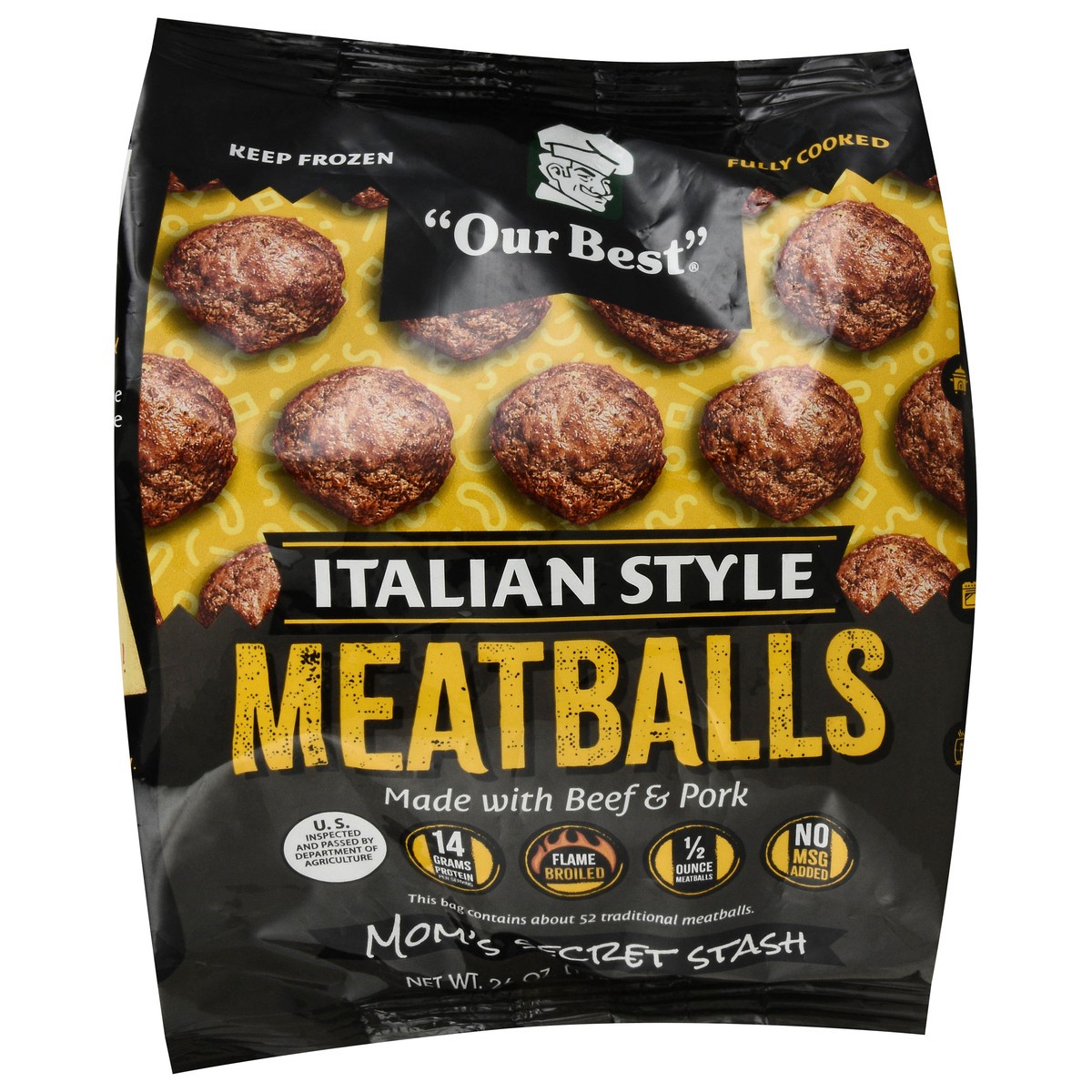 slide 2 of 4, Our Best Italian Style Meatballs, 26 oz