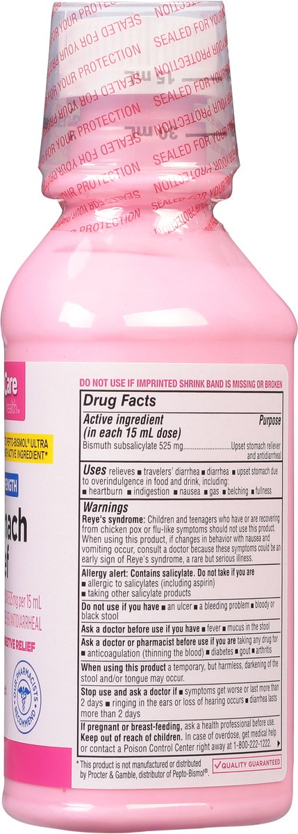 slide 8 of 9, TopCare Health 525 mg Ultra Strength Stomach Relief 12 fl oz, 12 fl oz