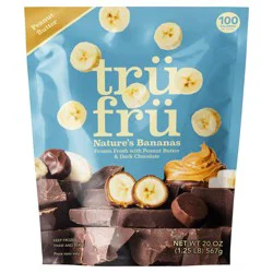 Tru Fru Nature's Bananas Hyper-Chilled in Peanut Butter & Dark Chocolate, 20oz