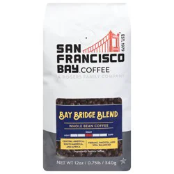 SF Bay Coffee Whole Bean Bay Bridge Blend Coffee 12 oz