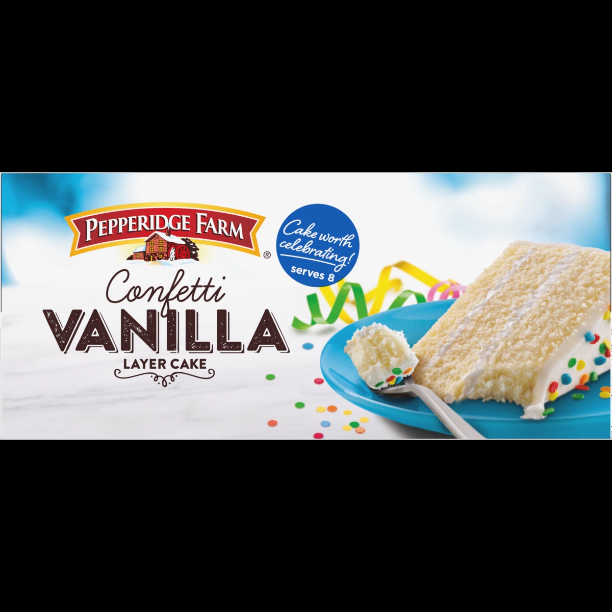 slide 8 of 11, Pepperidge Farm Confetti Vanilla Layer Cake, 19.6 oz