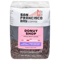 SF Bay Coffee Whole Bean Donut Shop Coffee 32 oz