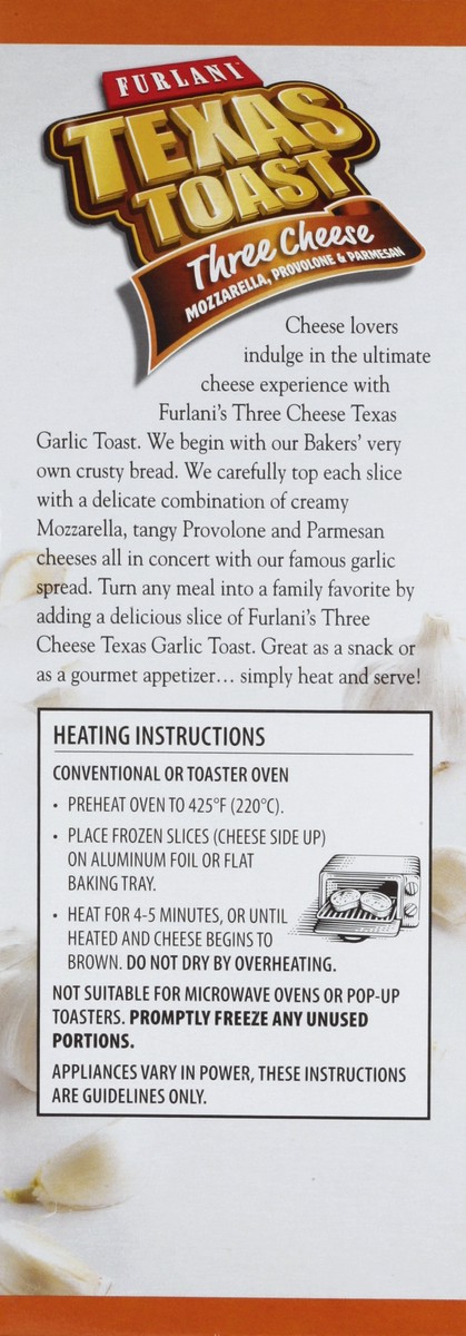 slide 5 of 5, Furlani Three Cheese Texas Toast 6 ea, 10.15 oz