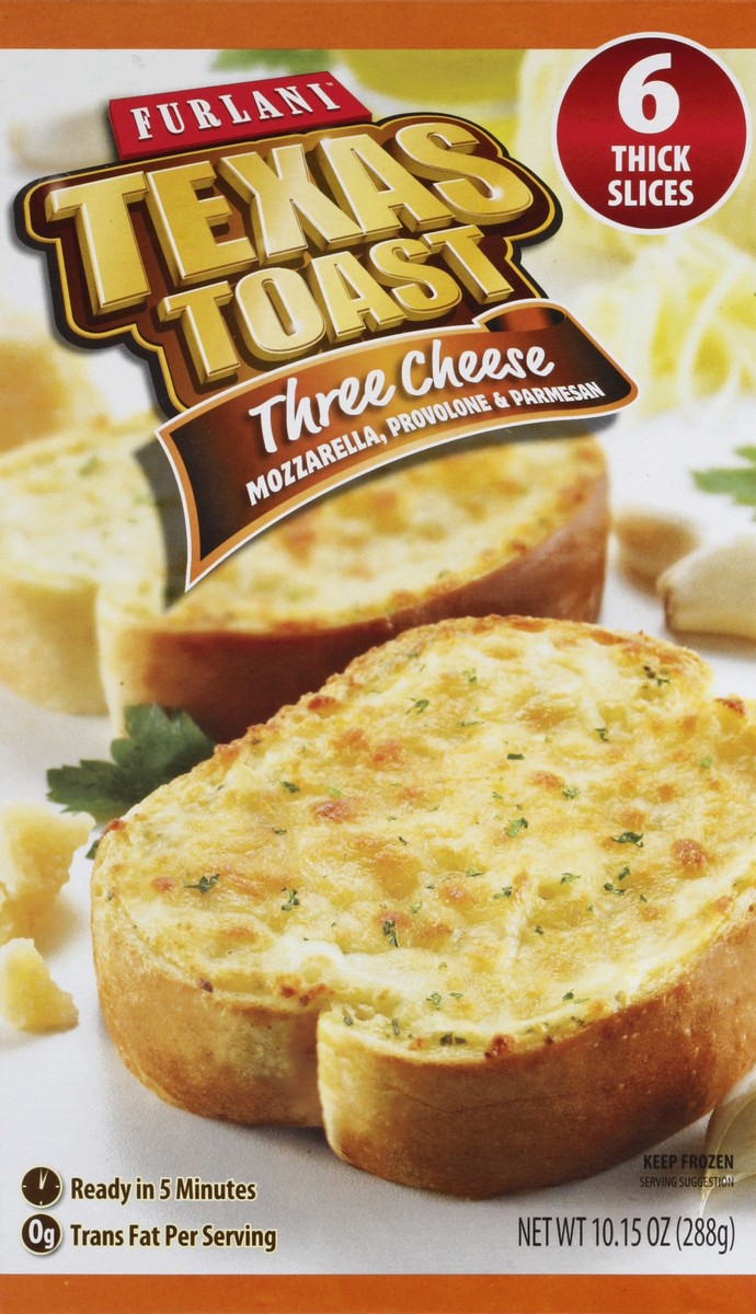 slide 3 of 5, Furlani Three Cheese Texas Toast 6 ea, 10.15 oz