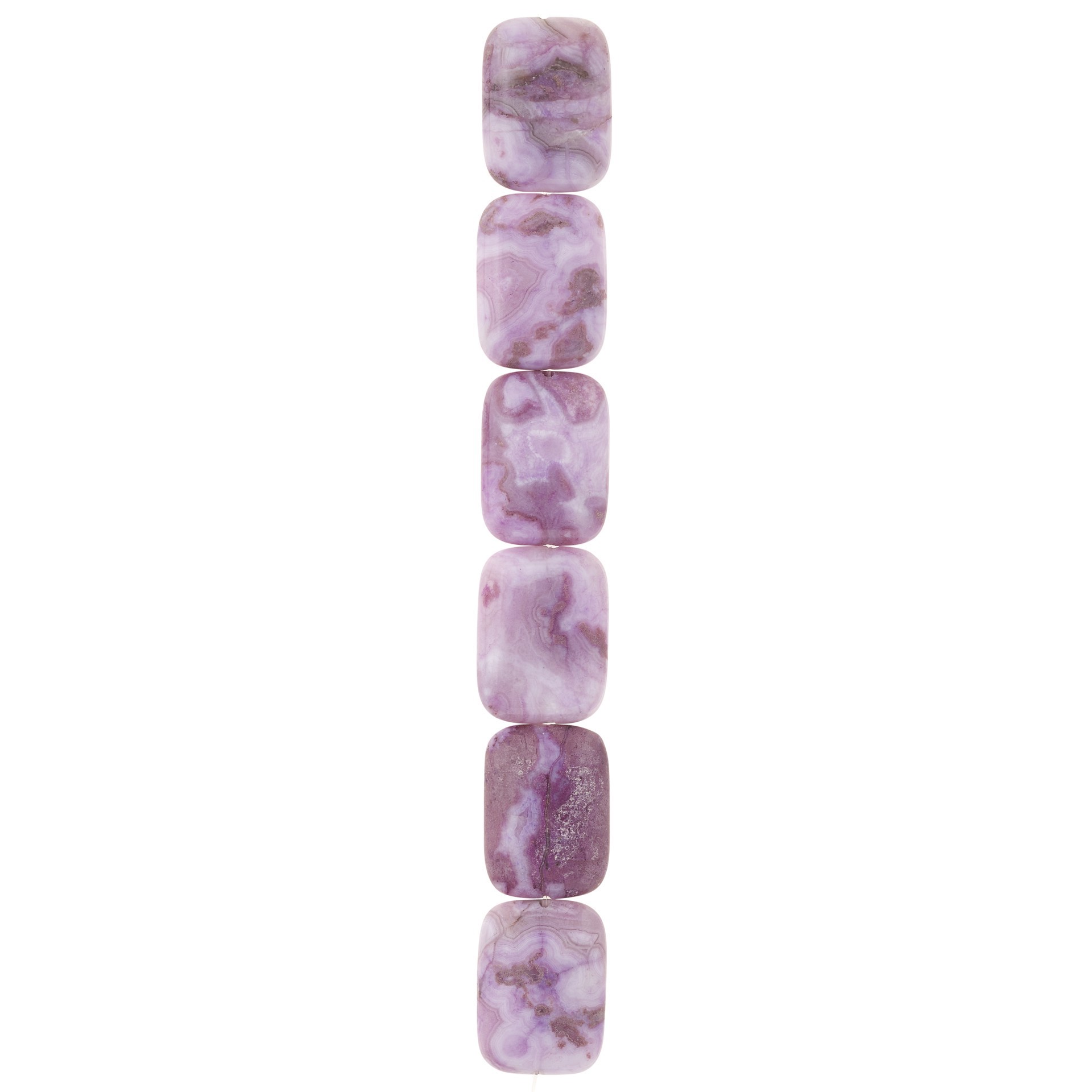 slide 2 of 3, Amethyst Ocean Rectangle Beads, 22mm By Bead Landing, 22mm