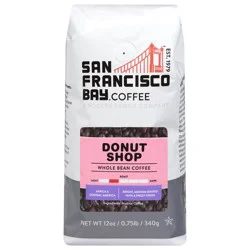 SF Bay Coffee Whole Bean Donut Shop Coffee 12 oz