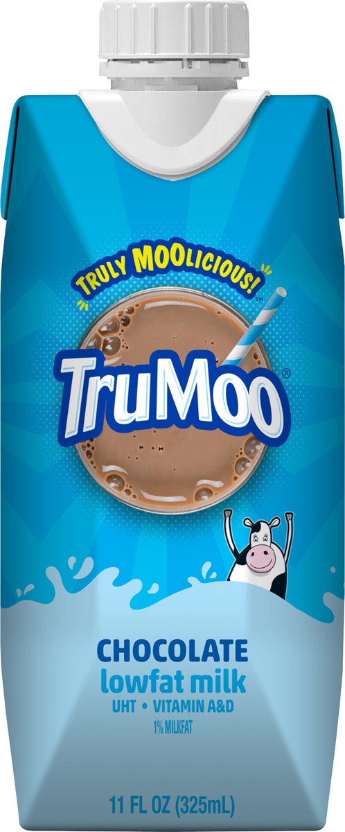 slide 9 of 10, TruMoo Aseptic Chocolate 1% Milk, 11 oz