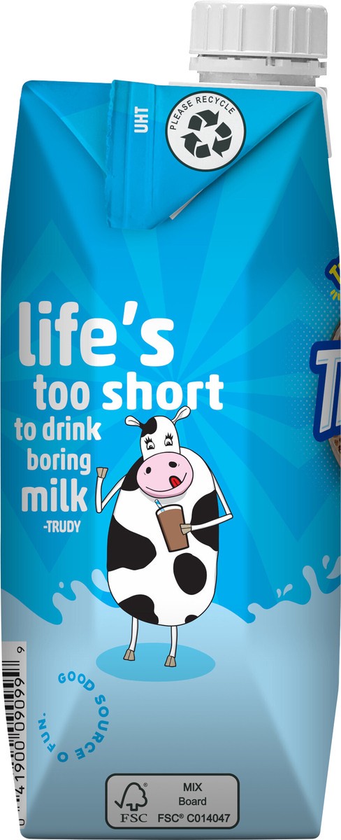 slide 2 of 10, TruMoo Aseptic Chocolate 1% Milk, 11 oz