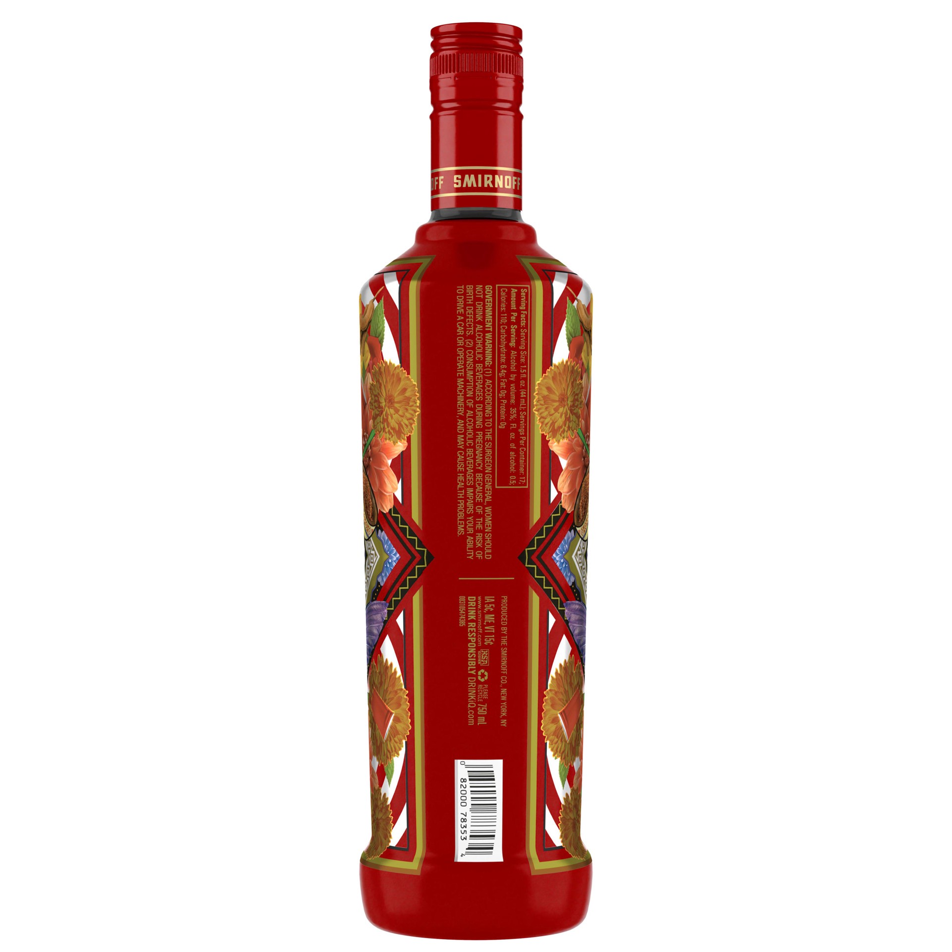 slide 3 of 4, Smirnoff Spicy Tamarind (Vodka Infused with Natural Flavors), 750 mL, 750 ml