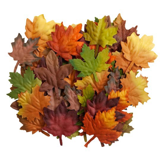 slide 1 of 3, Fall Paper Leaf Embellishment Set By Recollections, 1.75 in to 2 in