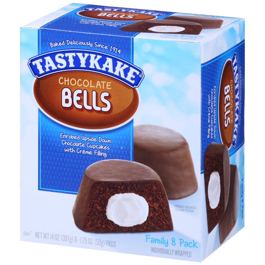 slide 3 of 8, Tastykake Chocolate Bells, 8 ct; 1.75 oz
