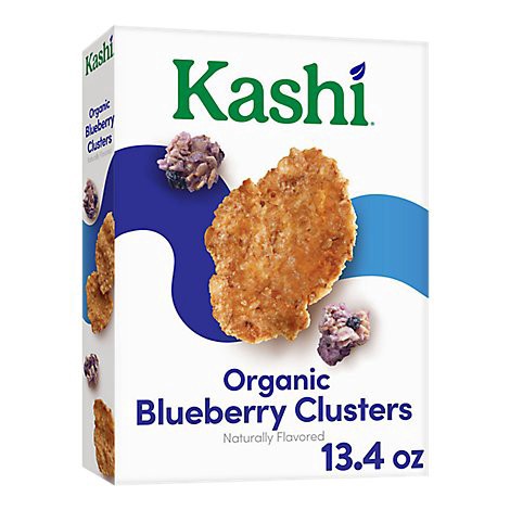 slide 1 of 3, Kashi Organic Vegan Protein Blueberry Clusters Breakfast Cereal - 13.4 Oz, 13.4 oz