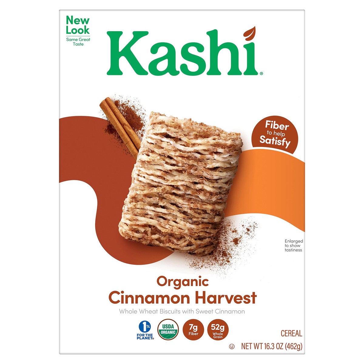 slide 1 of 8, Kashi Organic Cinnamon Harvest Cereal 16.3 oz, 16.3 oz