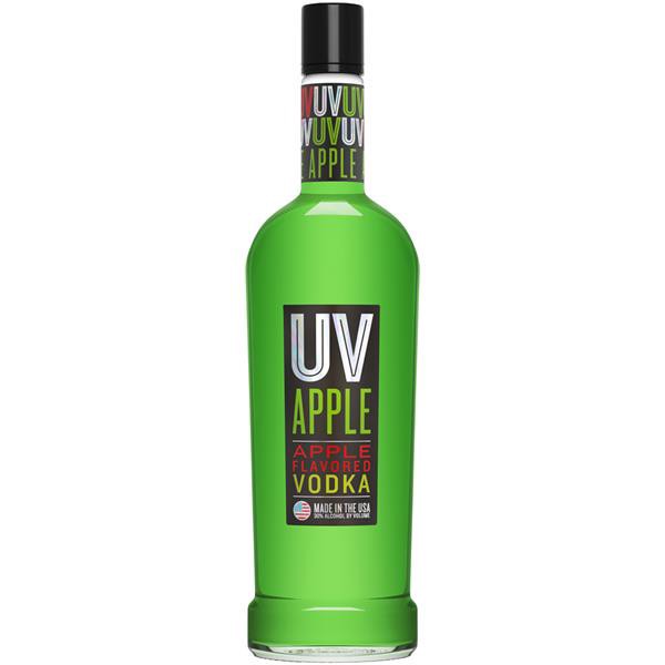 slide 1 of 1, Uv Vodka Sour Apple, 750 ml