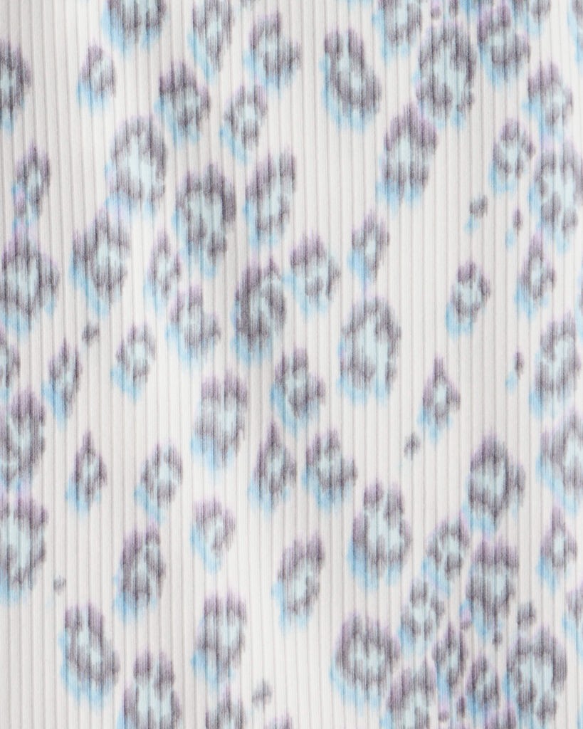 slide 2 of 2, Carter's Carters Girls Cheetah Active Rib Long-Sleeve Top White 10, 1 ct