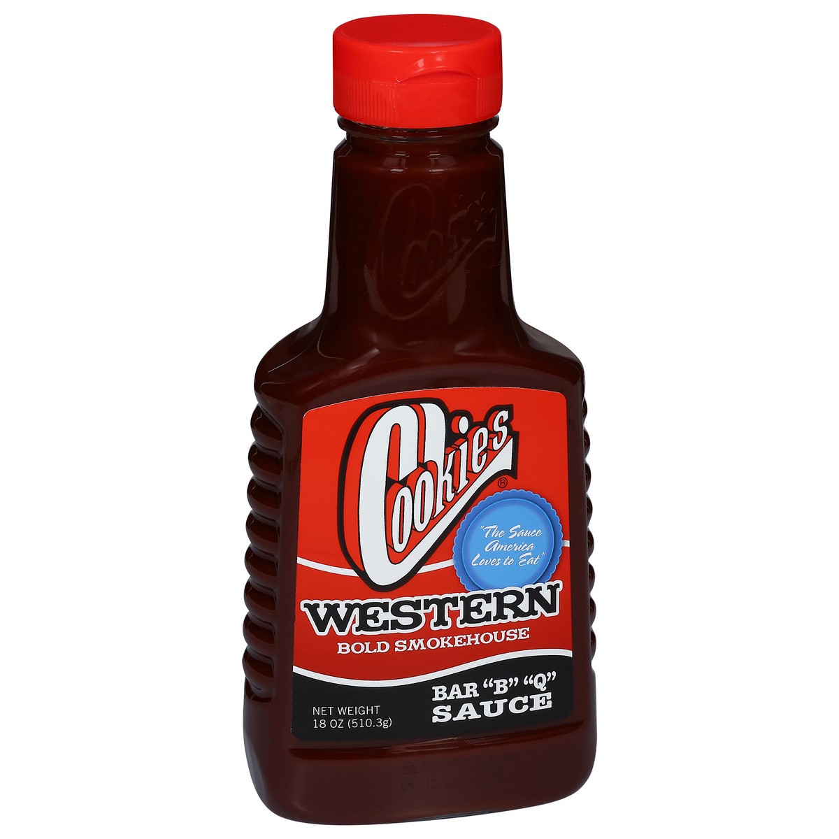 slide 14 of 14, Cookies Western Bold Smokehouse Bar B Q Sauce 18 oz, 18 oz
