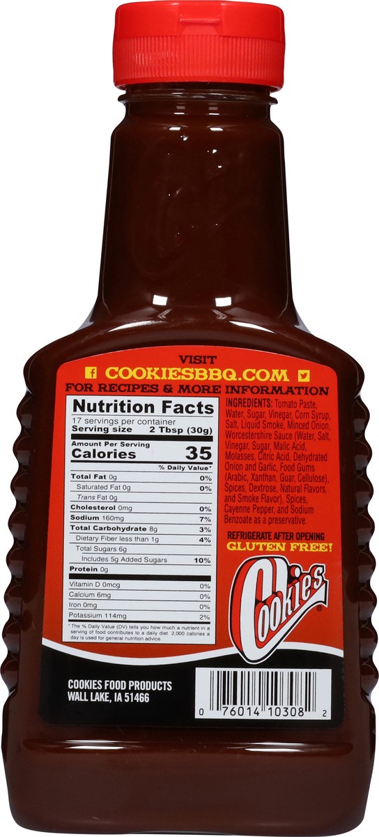 slide 4 of 14, Cookies Western Bold Smokehouse Bar B Q Sauce 18 oz, 18 oz