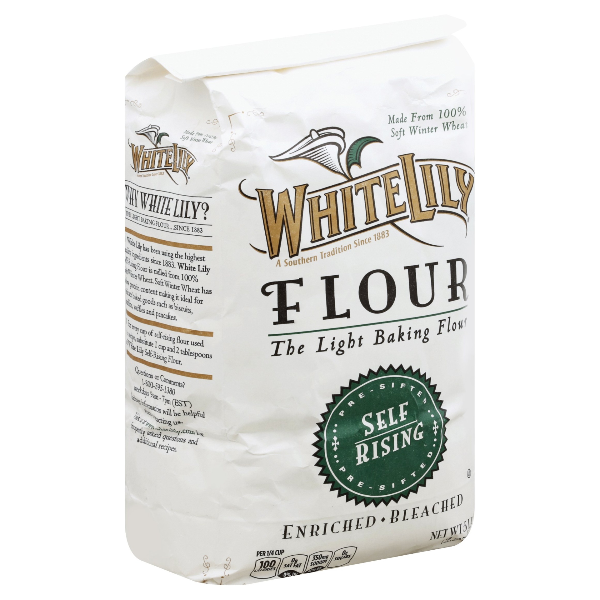 White Lily Presifted Self Rising Enriched Bleached Flour 5 lb Shipt