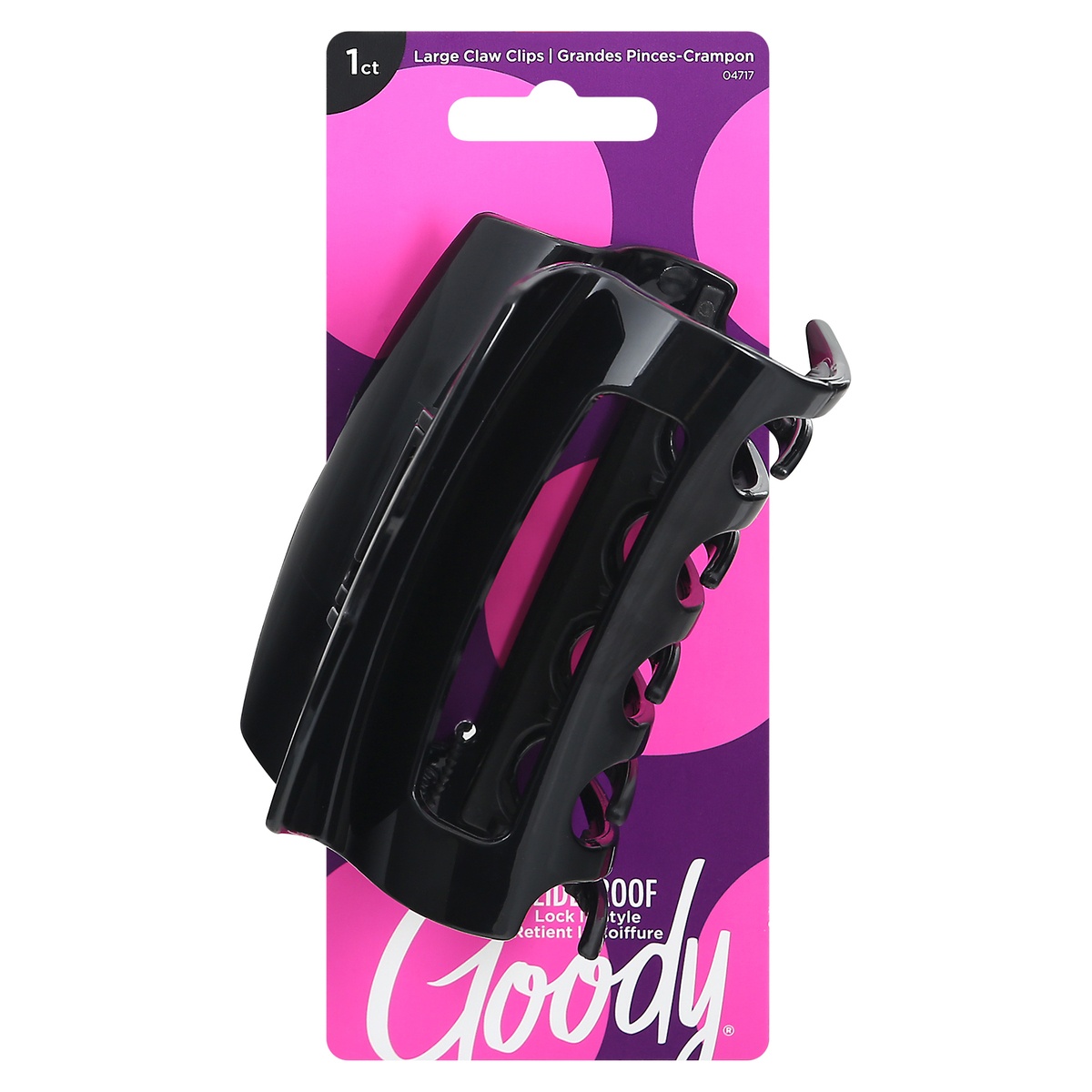 slide 1 of 1, Goody Slideproof Claw Clip, LG