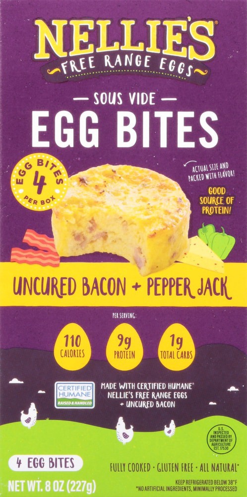 slide 3 of 3, Nellies Bite - Bacon & Pepper Jack - 4 Ct, 4 ct