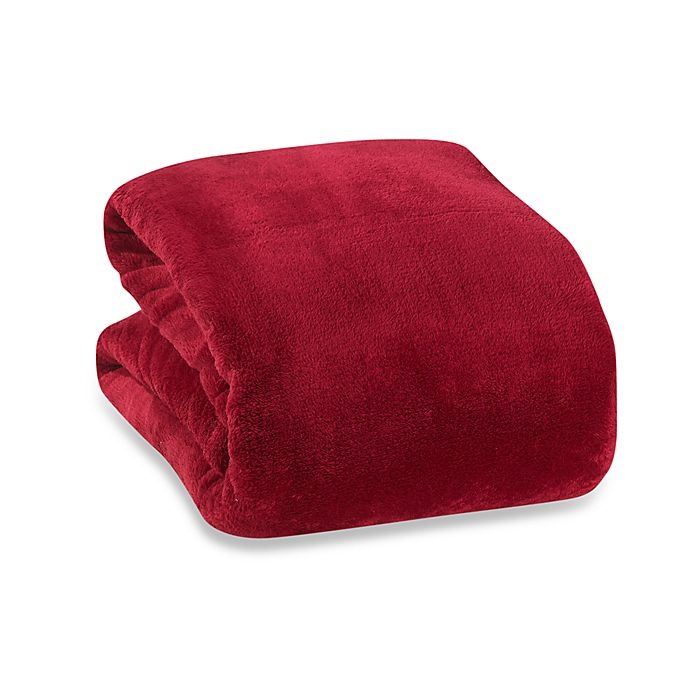 slide 1 of 1, Berkshire Blanket Serasoft Supreme Throw - Garnet, 1 ct