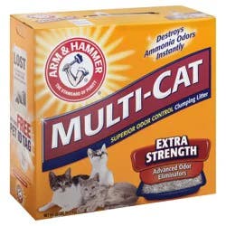 ARM & HAMMER Multi-Cat Clumping Litter, Scented, 20 lb