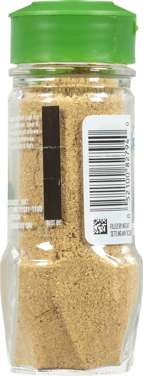 slide 6 of 7, McCormick Gourmet Organic Rubbed Sage, 0.75 oz, 0.75 oz