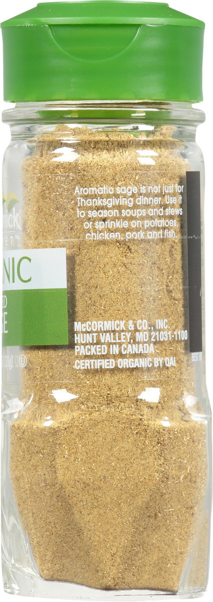 slide 3 of 7, McCormick Gourmet Organic Rubbed Sage, 0.75 oz, 0.75 oz