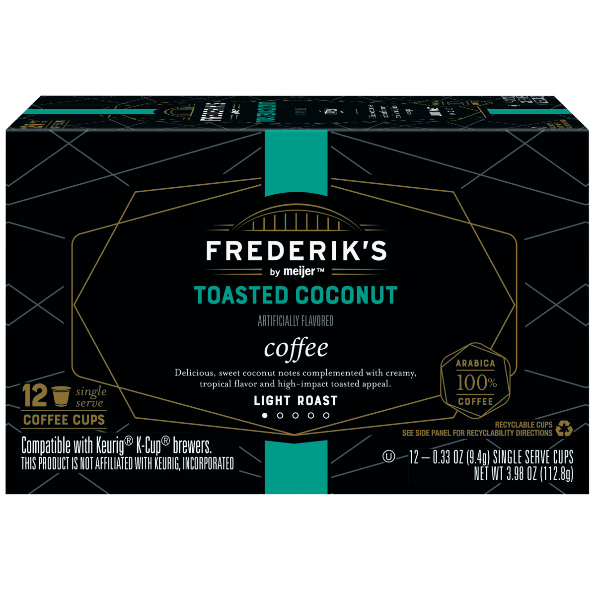 slide 1 of 29, Frederiks By Meijer Frederiks Toasted Coconut Pods- 12 ct, 12 ct