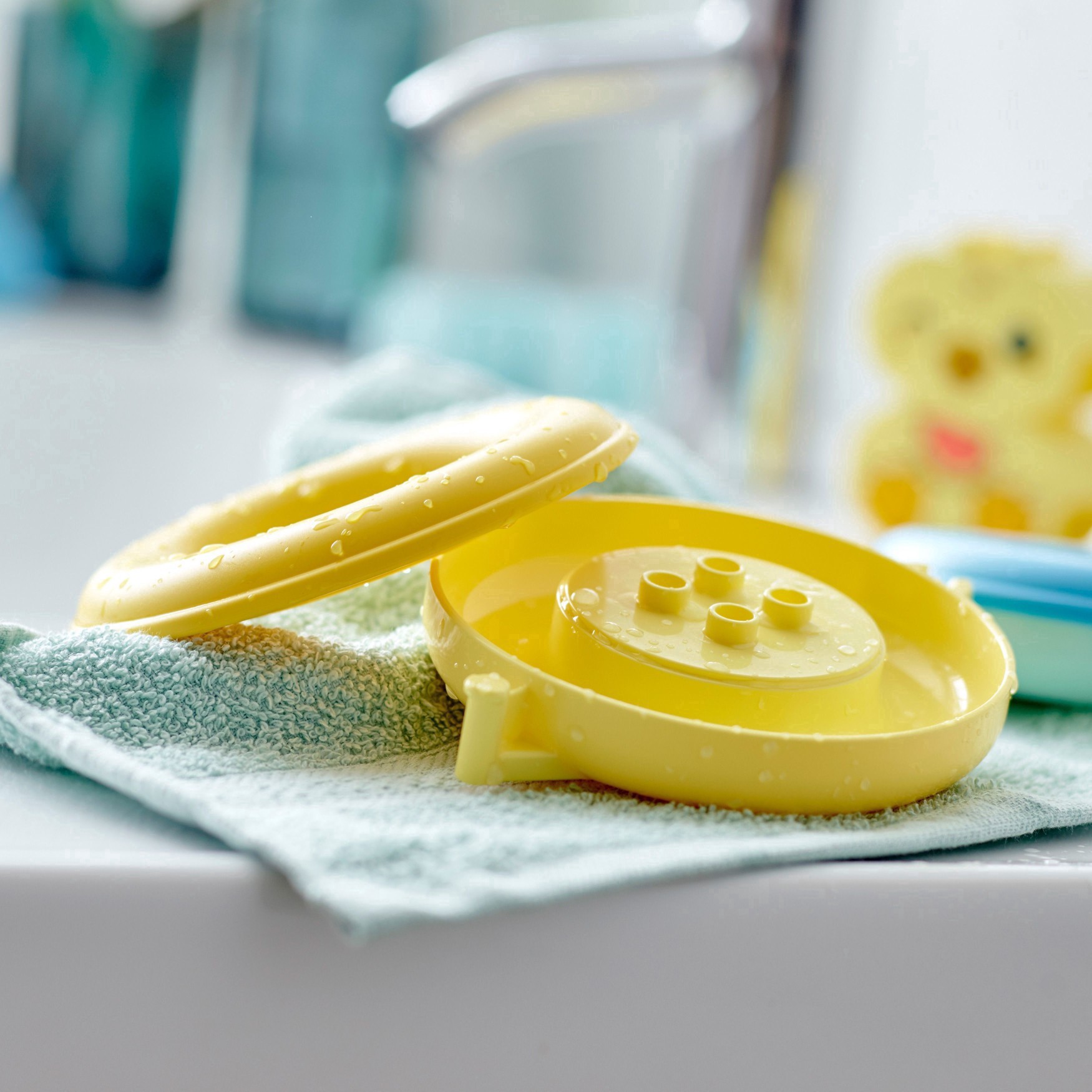 slide 4 of 11, LEGO DUPLO Bath Time Fun: Floating Animal Train Baby Toy 10965, 1 ct