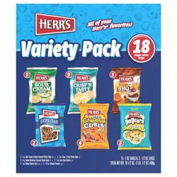 Herr's 18 Count Variety Pack