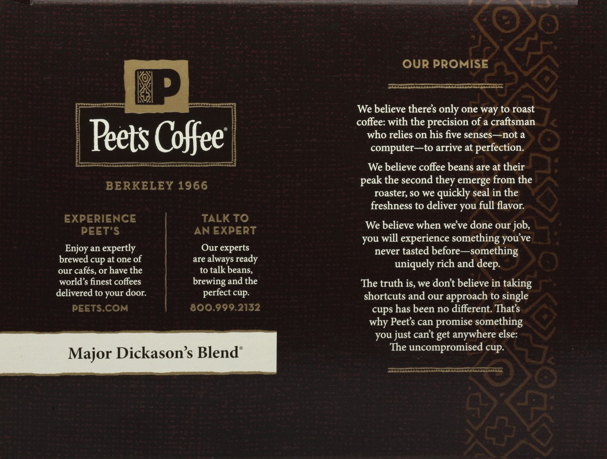 slide 4 of 4, Peet's Coffee Major Dickason's Blend Dark Roast K-Cups - 32 ct, 32 ct