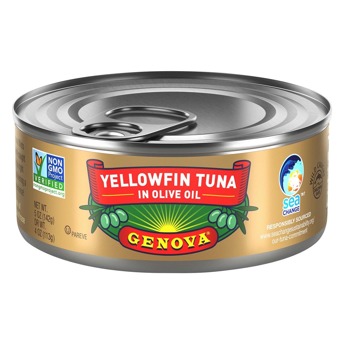 slide 1 of 1, Genova Solid Light Tuna in Olive Oil - 5oz, 5 oz