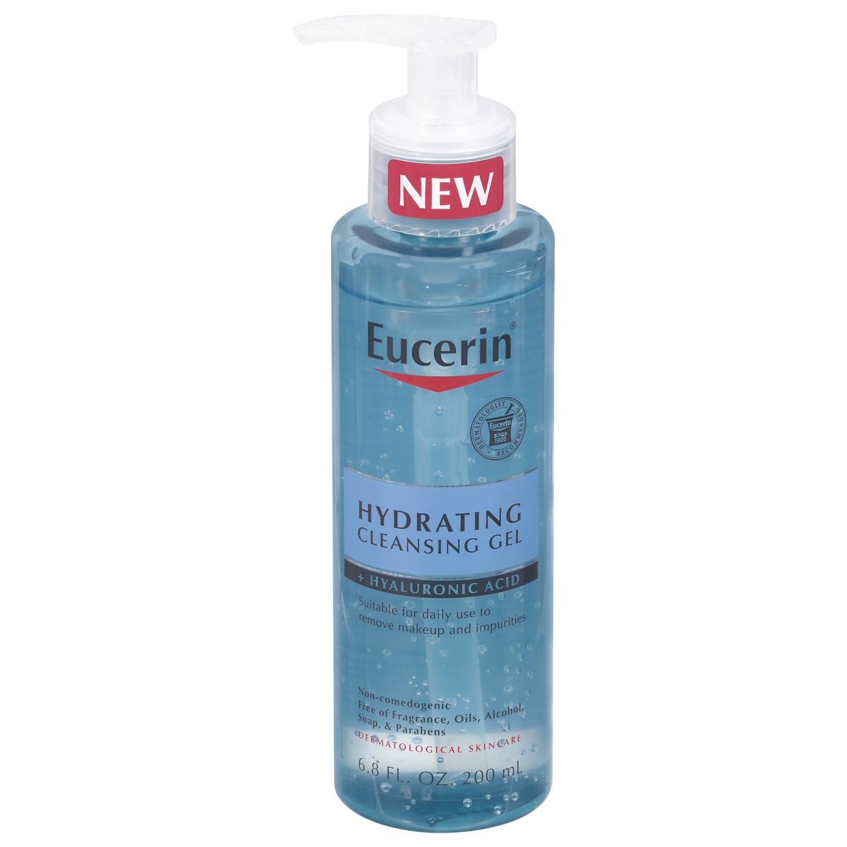 slide 1 of 9, Eucerin Hydrating Cleansing Gel 6.8 fl oz, 6.8 oz