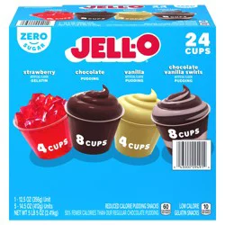 Jell O Sugar Free Gelatin Pudding 24ct Multipack 85 oz | shipt