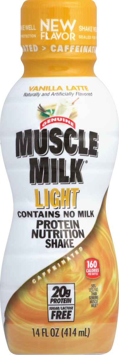 slide 5 of 5, Muscle Milk Protein Nutrition Shake 14 oz, 14 oz