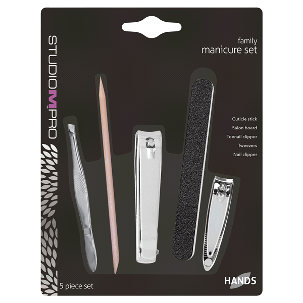 slide 1 of 1, Studio M Family Manicure Set, 1 ct