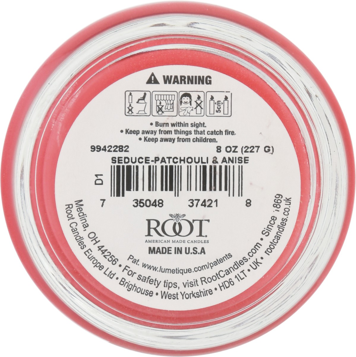 slide 2 of 12, Root Seeking Balance Seduce Patchouli & Anise Candle 1 ea, 1 ct