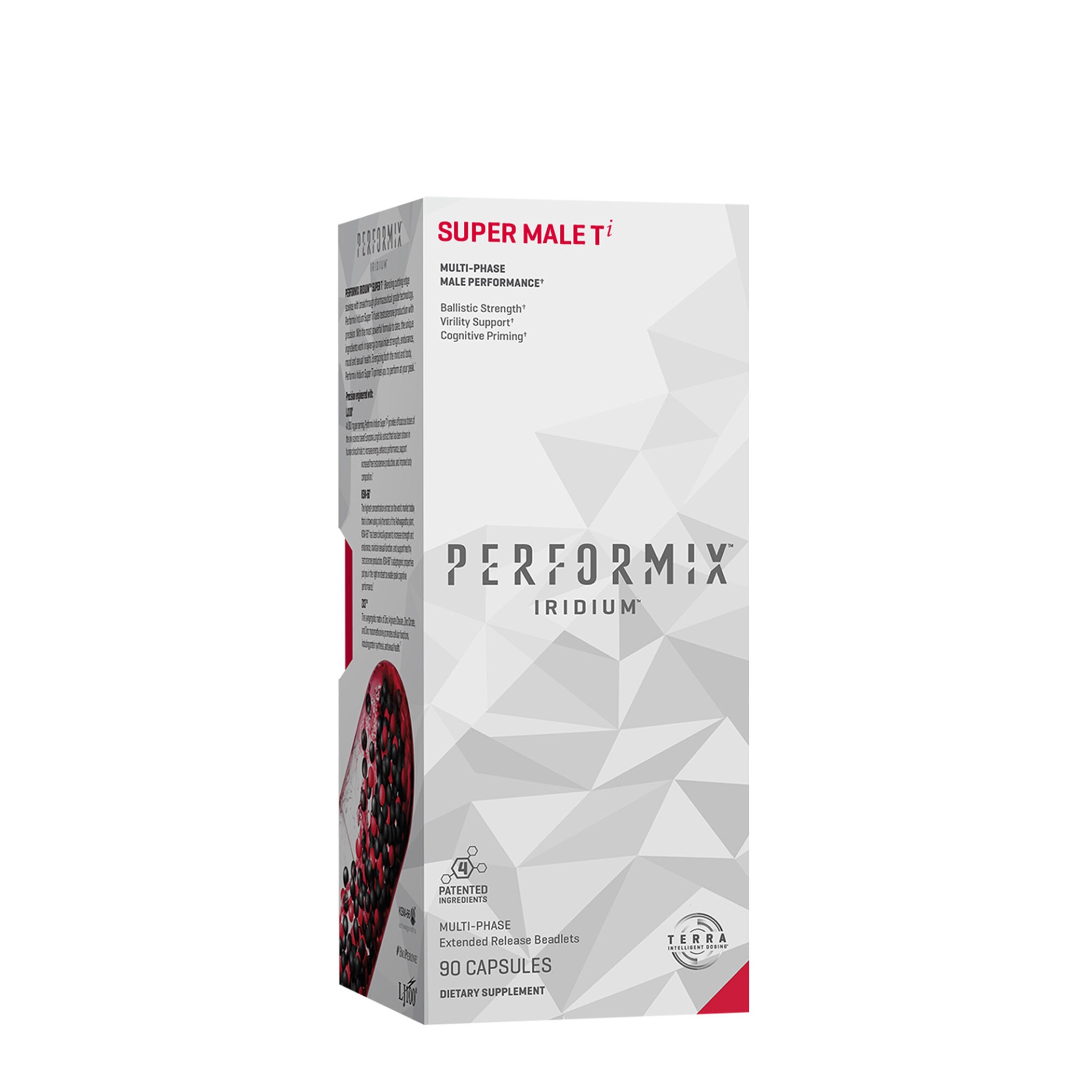 slide 1 of 1, Performix IRIDIUM Super Male Ti, 90 ct