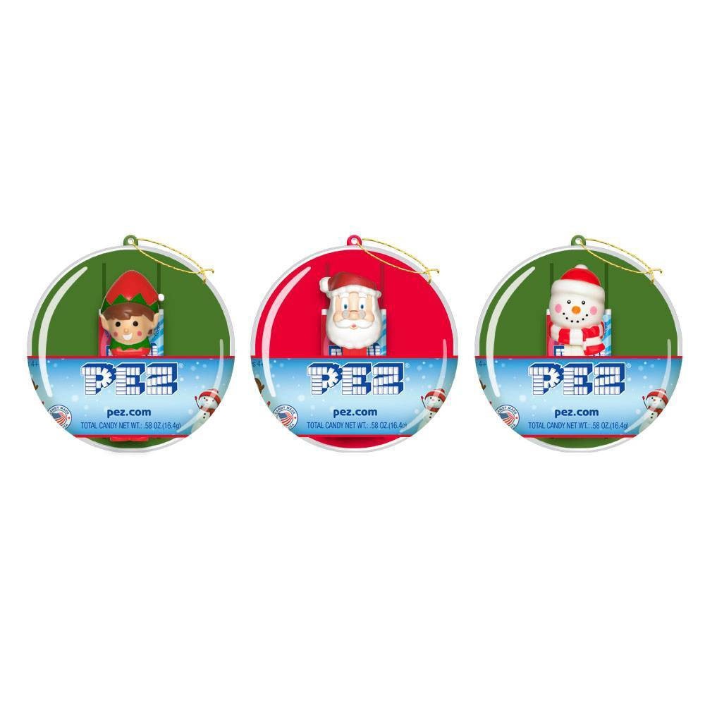slide 1 of 1, PEZ Assorted Mini Christmas Ornaments, 0.58 oz