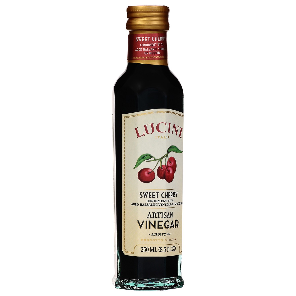 slide 4 of 9, Lucini Italia Sweet Cherry Artisan Vinegar 8.5 fl oz, 8.5 fl oz