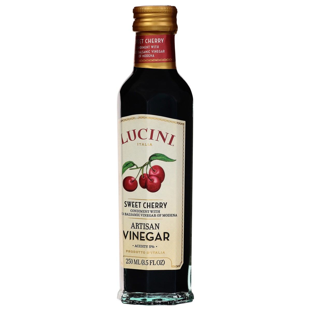 slide 5 of 9, Lucini Italia Sweet Cherry Artisan Vinegar 8.5 fl oz, 8.5 fl oz