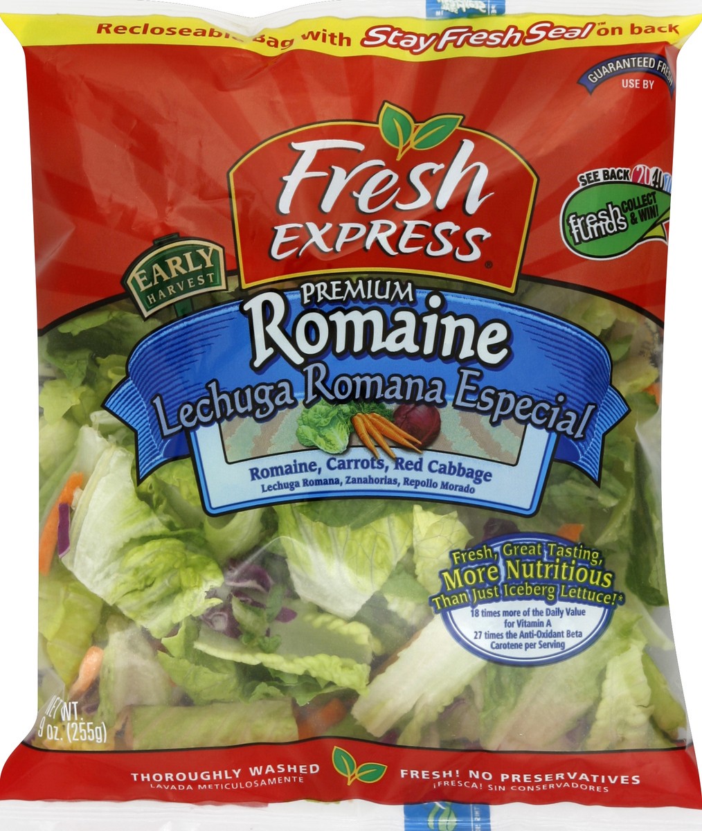 slide 1 of 2, Fresh Express Premium Romaine, 9 oz