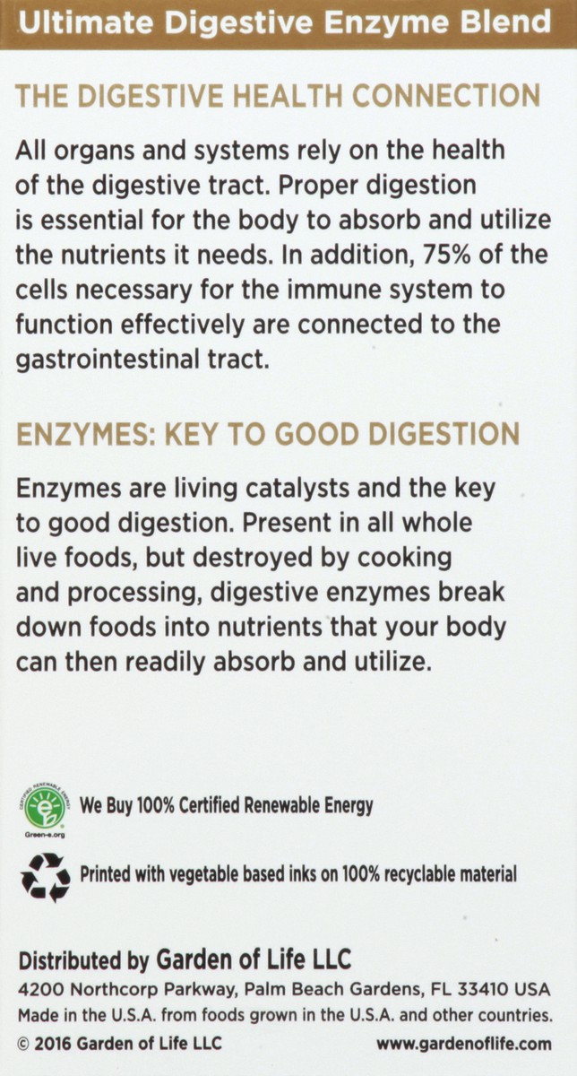 slide 3 of 13, Garden of Life Omega-Zyem Ultra Ultimate Vegetarian Capsules Digestive Enzyme Blend 90 ea, 90 ct