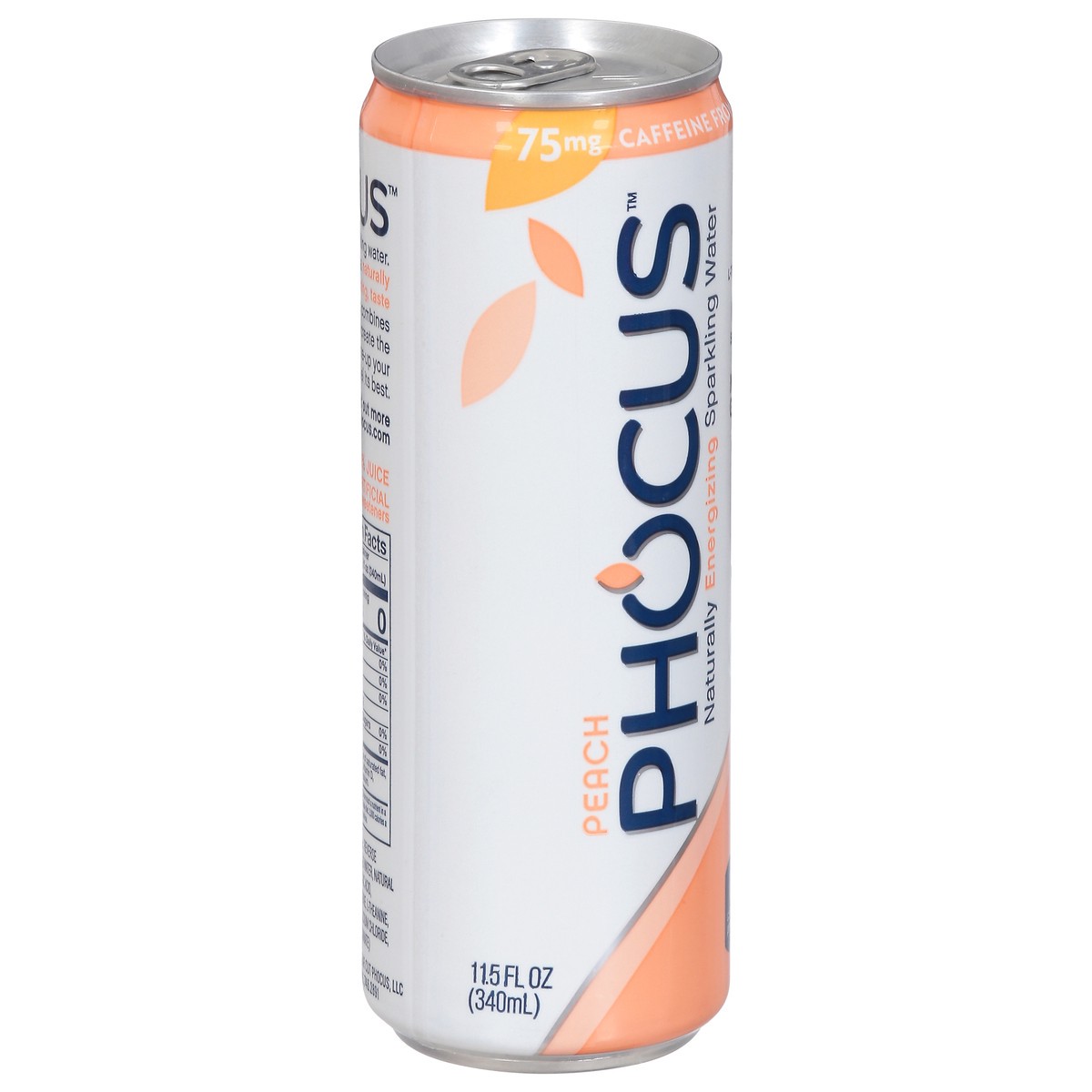 slide 2 of 9, Phocus Peach Sparkling Water, 11.5 fl oz